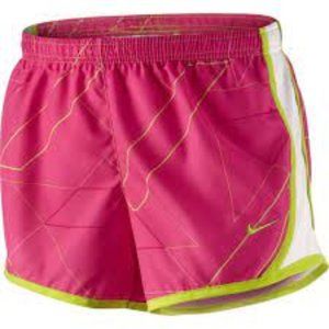 Girls Nike Dri-Fit Tempo 2-in-1 Running Active Athletic Shorts Size Large VGC